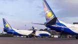 rwandair jets on the tarmac