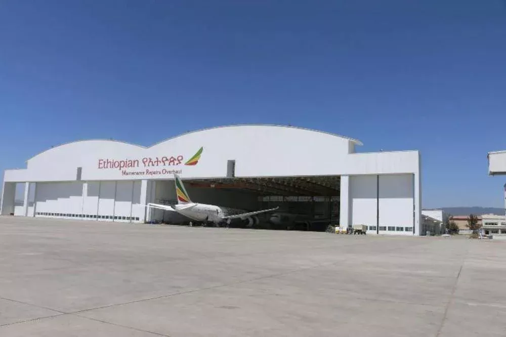 Ethiopian MRO hangar.