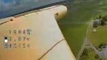 A still image from video captured during the FPV test