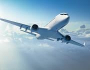 Plane in the clouds