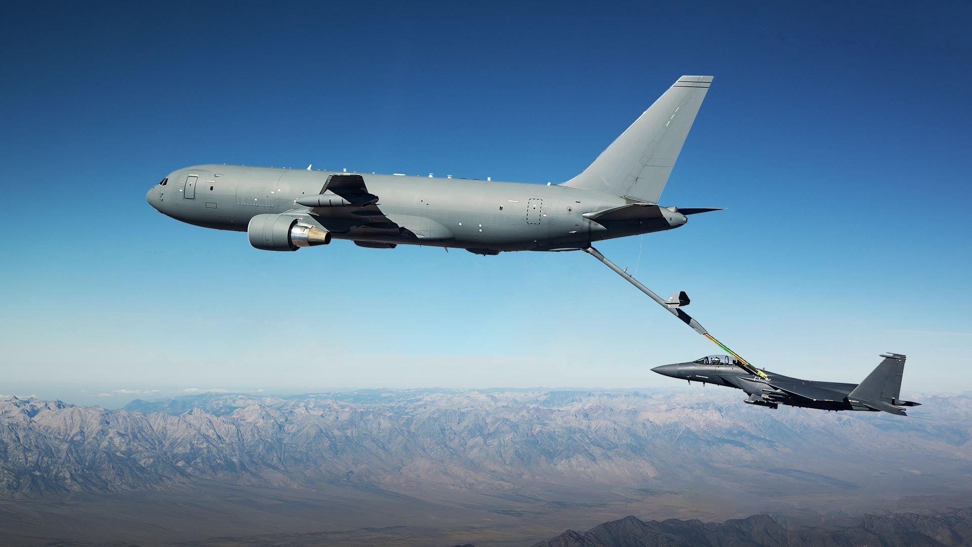 KC-46 refueling F-15