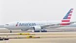 American Airlines 777 at PVG